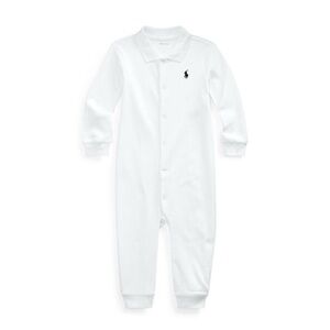 Polo Ralph Lauren White Baby Boys Cotton Classic Polo
Coverall